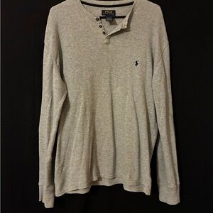 Ralph Lauren Gray Henley Shirt
